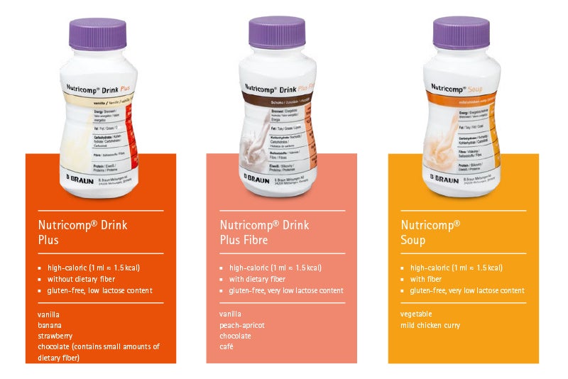 Nutricomp Drink range