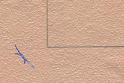 Corner suture