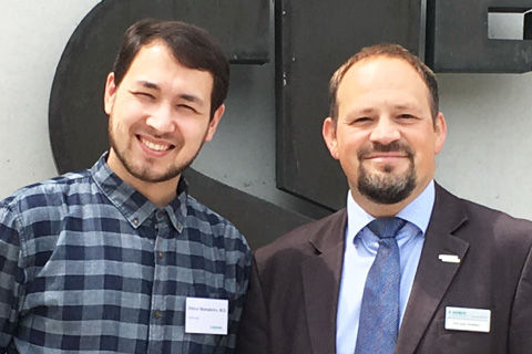 Dr. Dilshod Mamadaliev Muhammadvalievich, 33rd WFNS-Aesculap Adult Fellow & Harald Dreher, Business Manager Neurosurgery