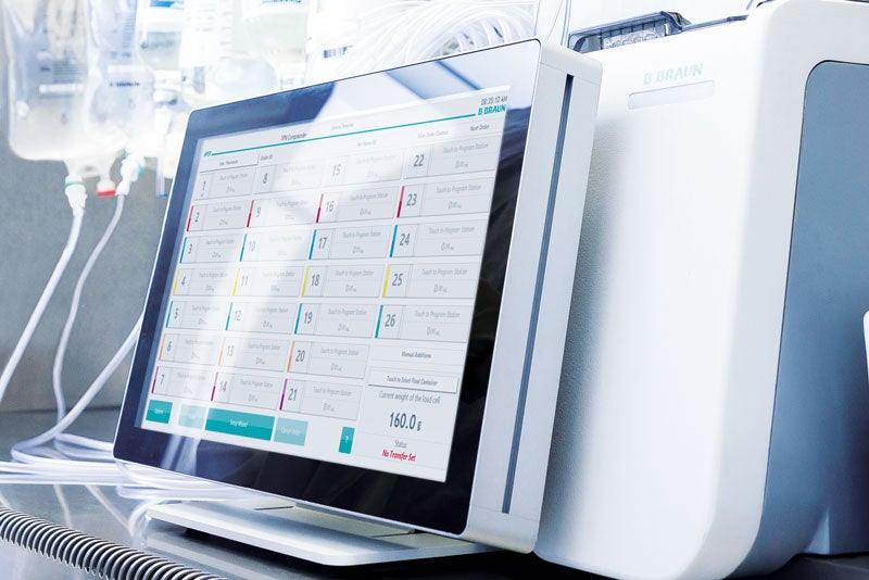 Automated nutrition compounding: preparation with Apex